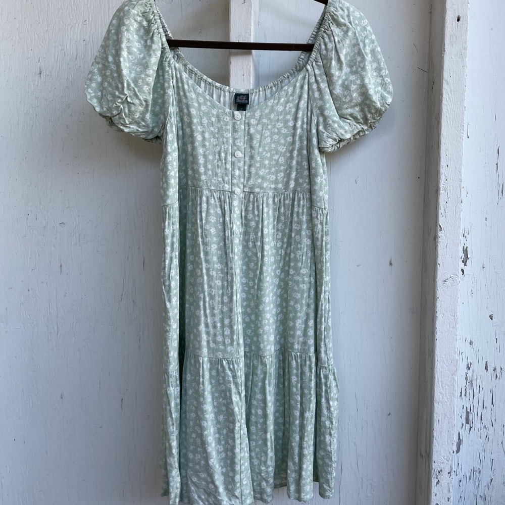 Wild Fable Praire Puff Sleeve Mini Dress